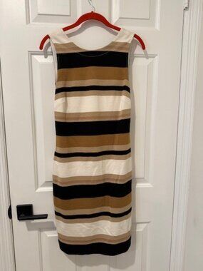 Banana Republic Size 6 Sleeveless Striped Dress